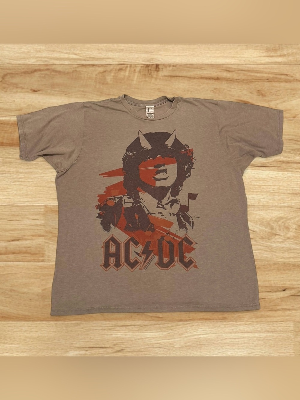 Vintage AC/DC 2005 Angus Young Highway to Hell Shirt Authentic Licensed Y2K XL